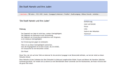 Desktop Screenshot of juedische-geschichte-hameln.de